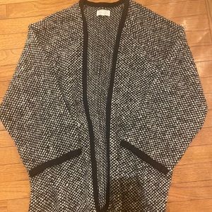 Lou & Grey Chunky Open Front Cardigan Sweater Sz M